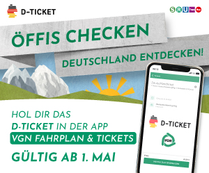 VGN – Deutschlandticket: Verkaufsstart am 03. April