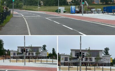 Inbetriebnahme der neuen Ampelanlage