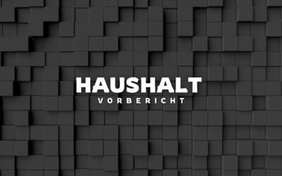 HAUSHALTSVORBERICHT