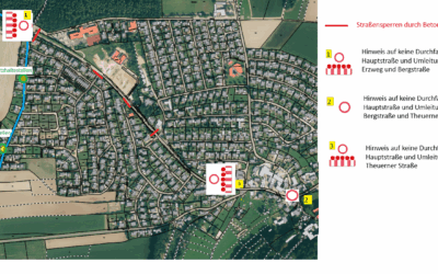 Wichtige Hinweise zu Straßensperrungen im Rahmen des Naturpark-Tages in Ebermannsdorf am 14. September 2025
