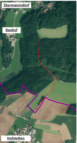 Zeigt die Straßensperrung auf der Landkarte