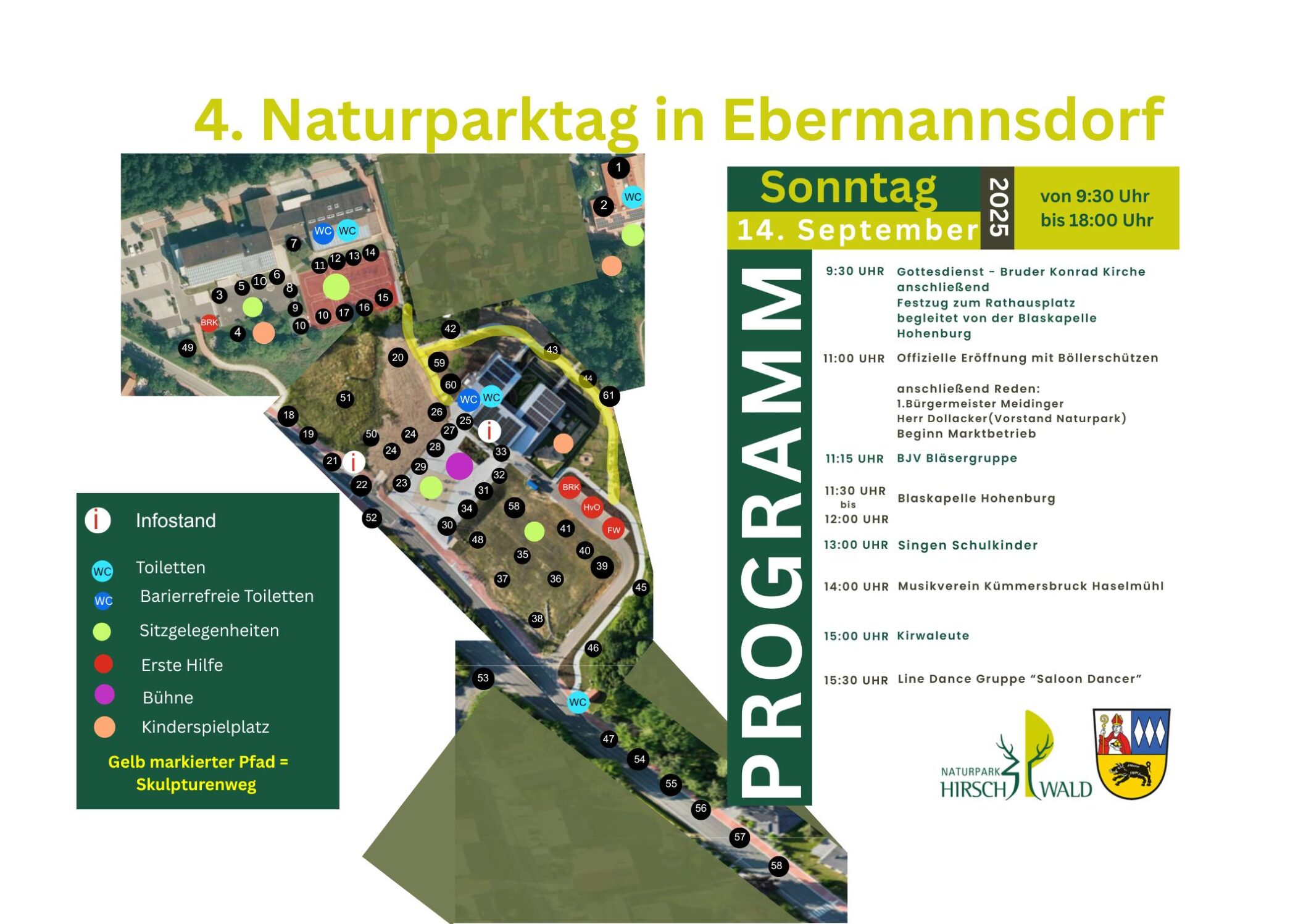 Liste zum Lageplan mit Lageplan Bild neu