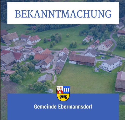 Einladung zur Gemeinderatssitzung am Montag, 13.04.2026 um 19.30 Uhr